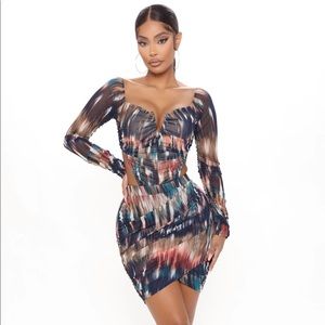 In High Demand Mesh Mini Skirt Set